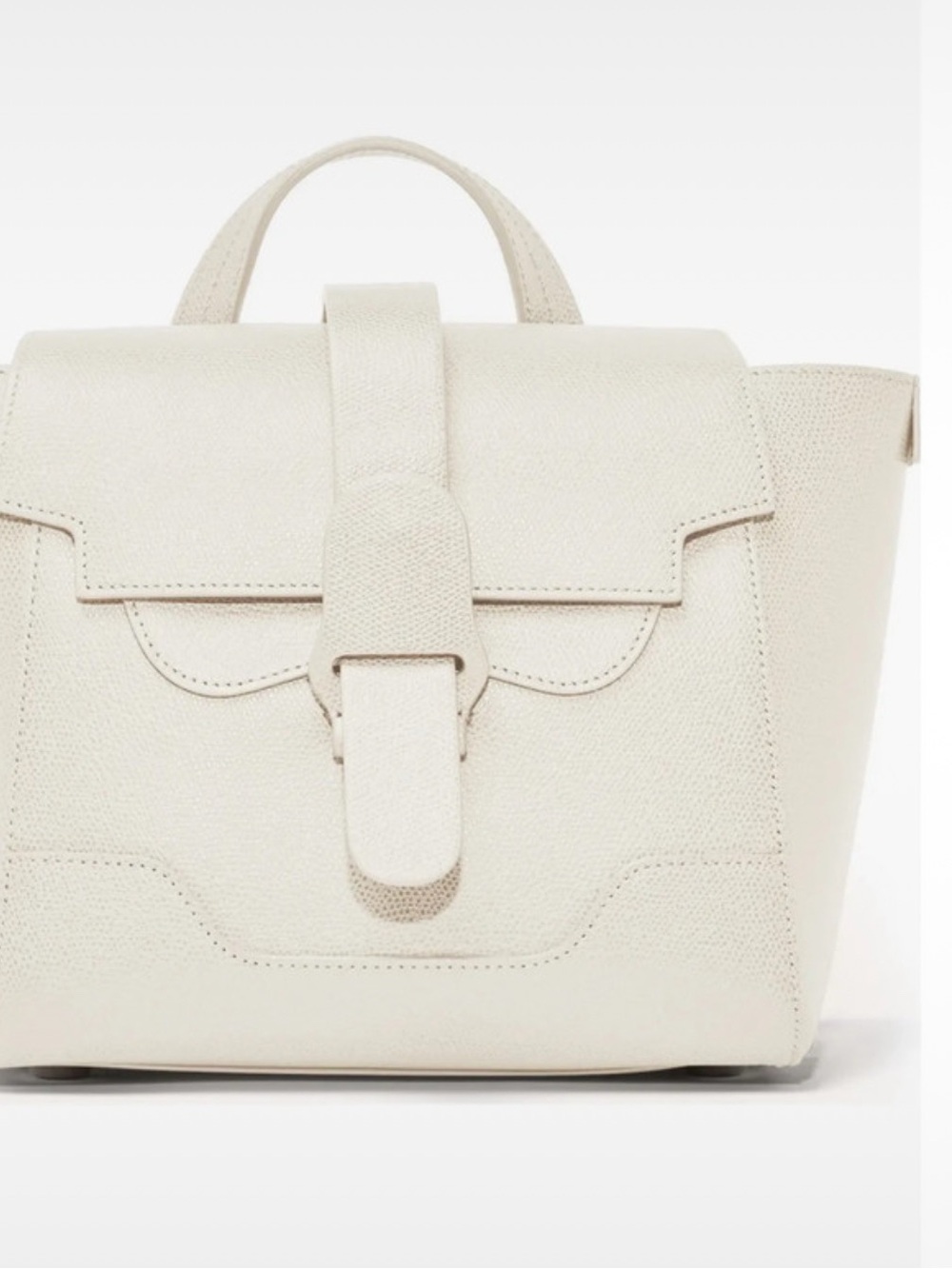 Senreve | Mini Iconic Maestra (Cream) Convertible 4 way Satchel